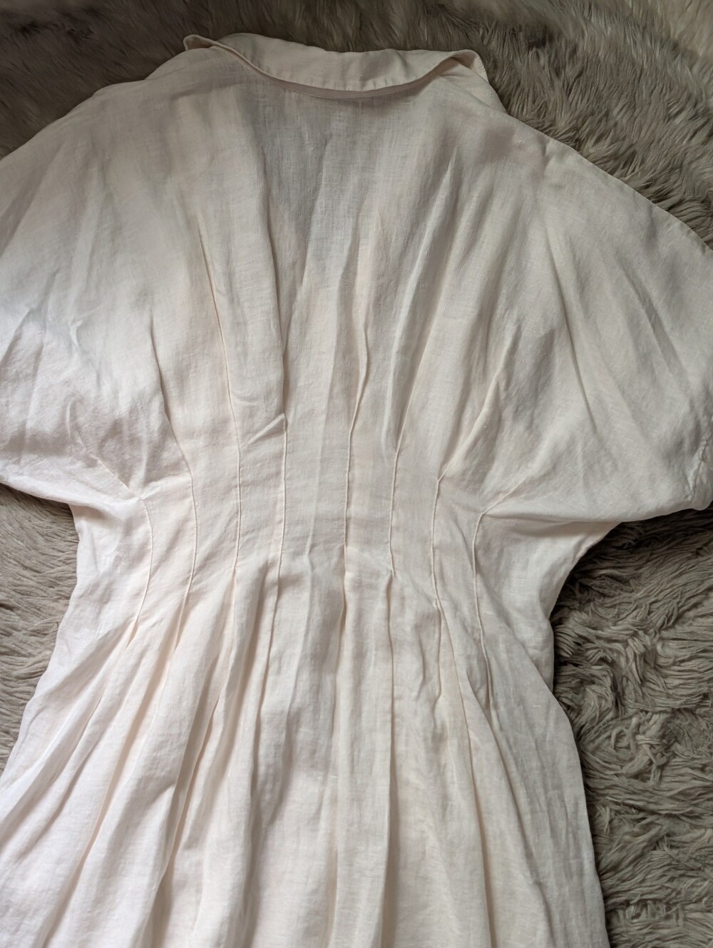 EUC Anthropologie Exquise The Tobie Linen Maxi Dress in White - Picture 13 of 13